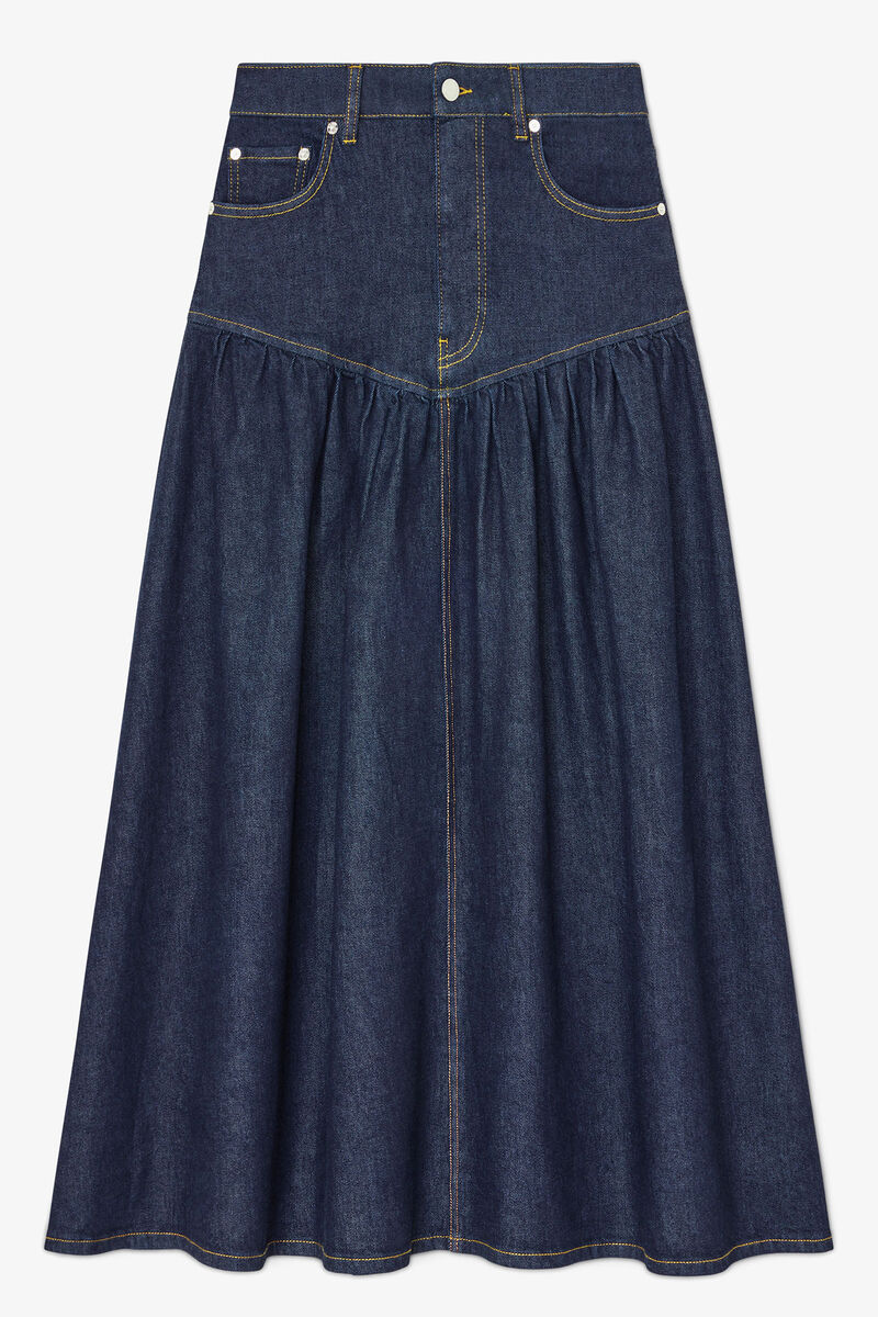 Skirt in Stretch Denim