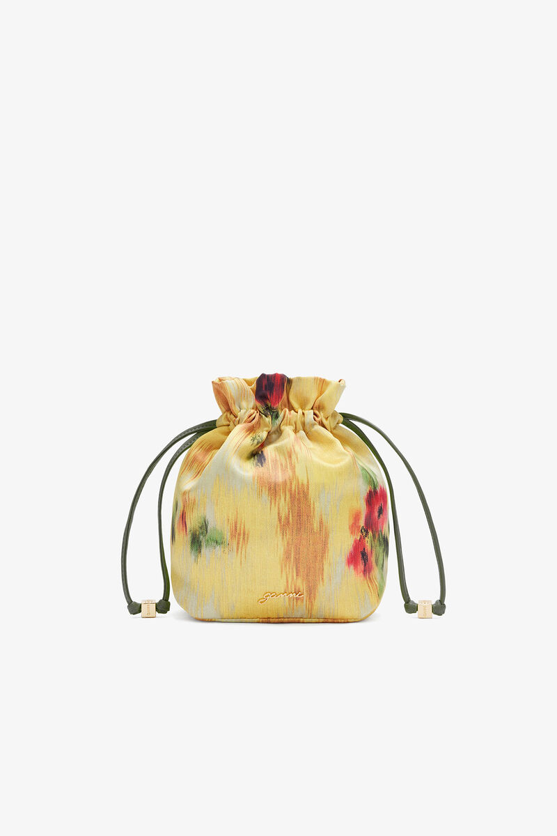 Pouch in Printed Taffeta