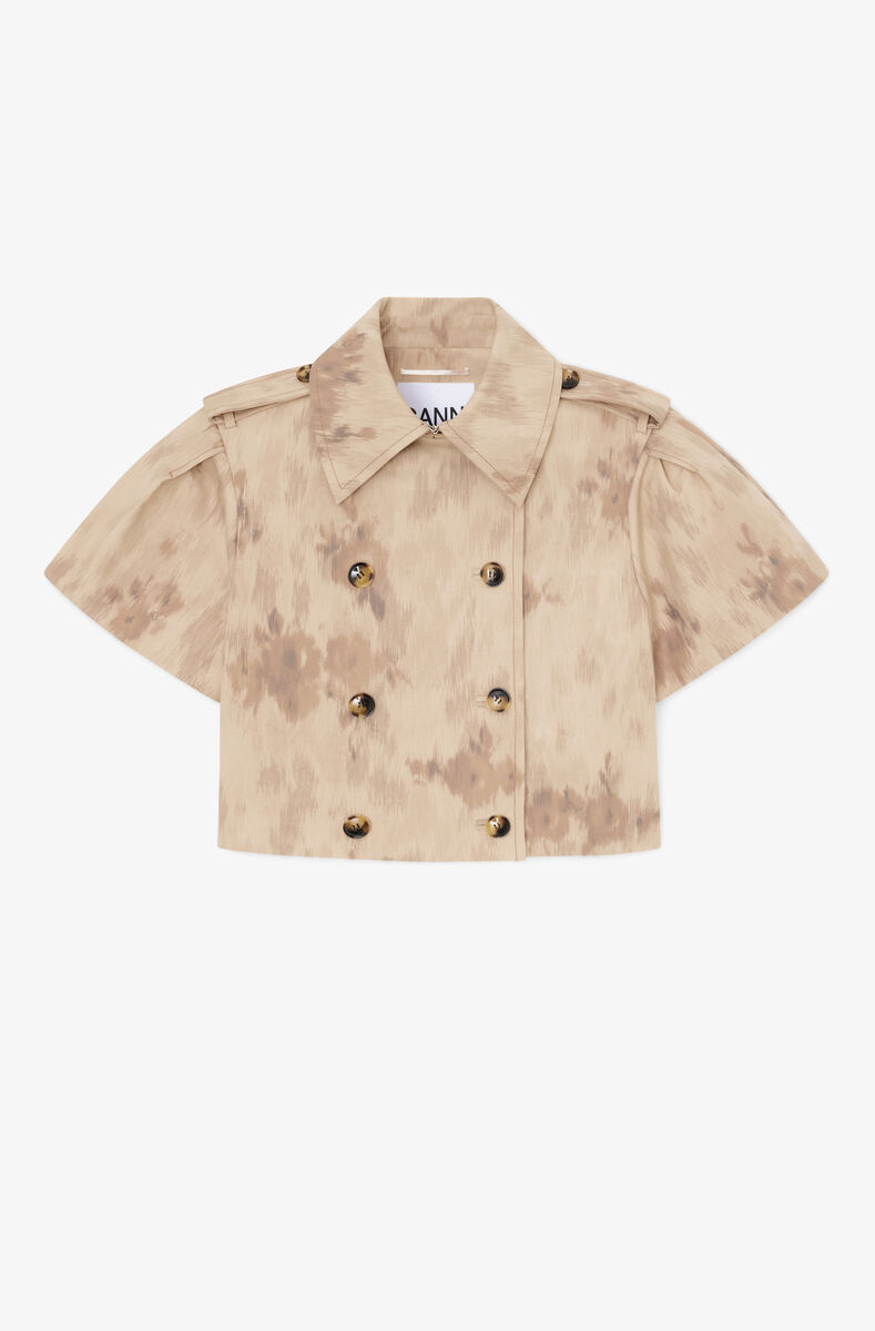 Jacket in Printed Cotton