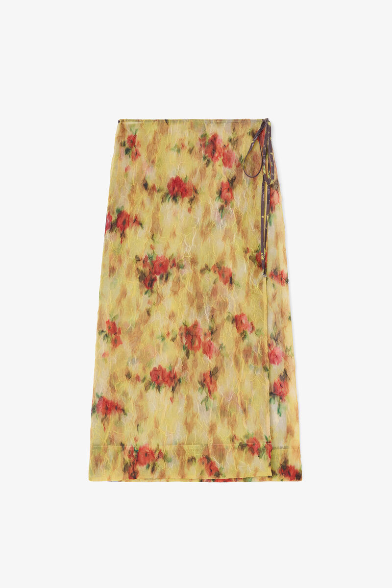 Skirt in Color-Block Patchwork