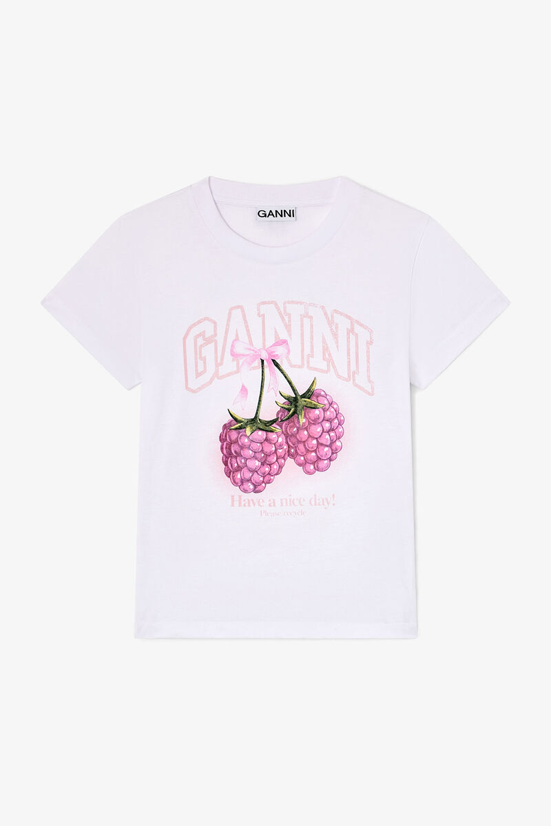 Baby Fit T-shirt with Raspberry