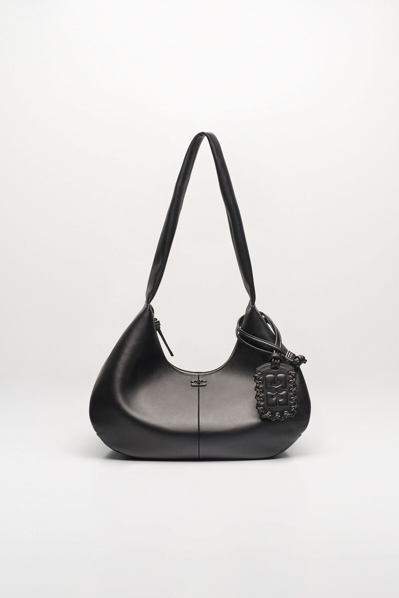 Black Medium Hobo Bag