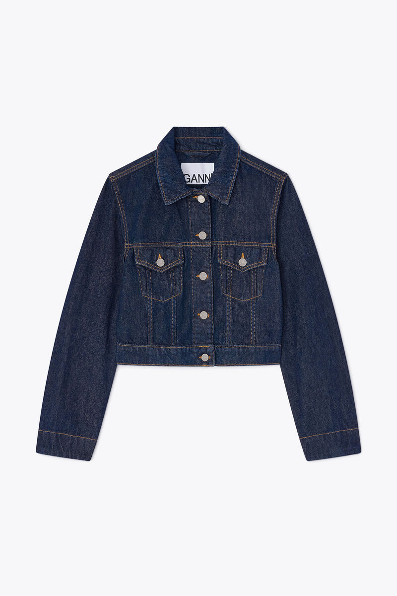 Jacket in Rinse Denim