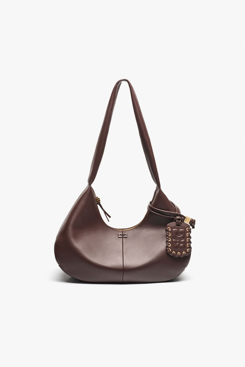 Brown Medium Hobo Bag