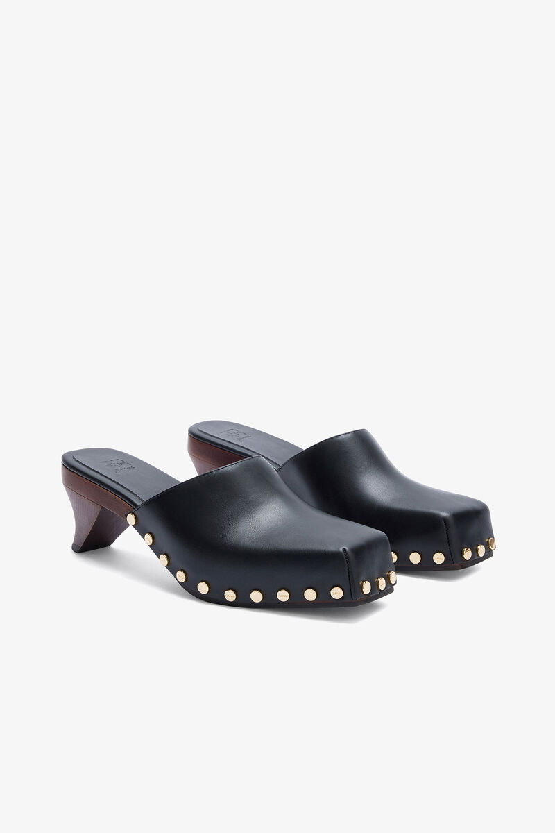 June Sabot Mule in Black