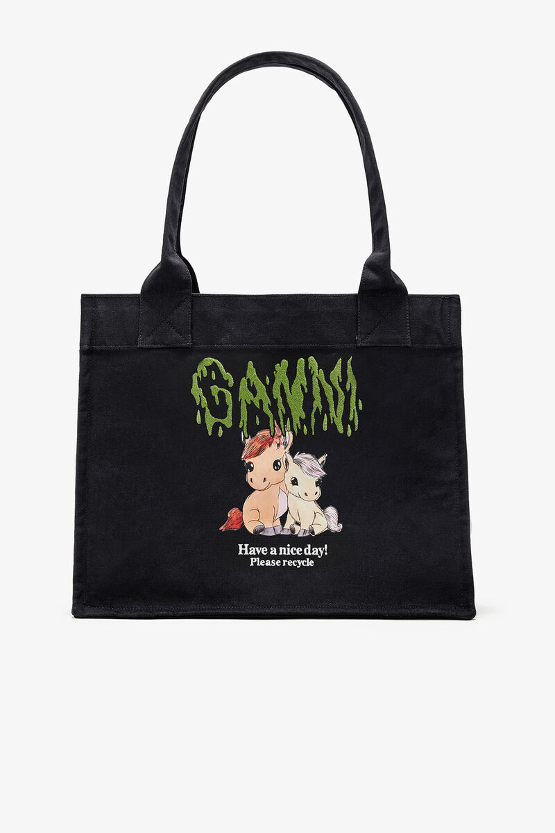 Pony Printed Large Tote