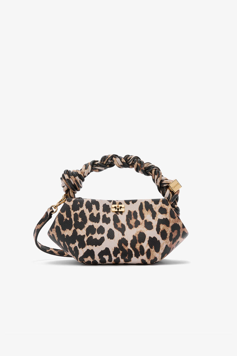 Leopard Grained Mini Bou Bag