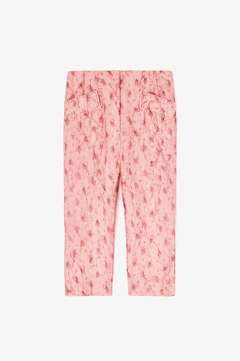 Capri Pants in Shibori Organza