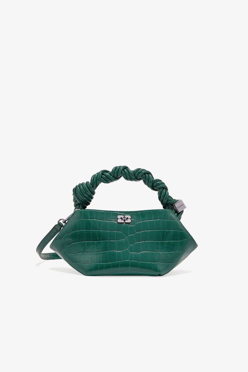 Green Croco Patent Mini Bou Bag