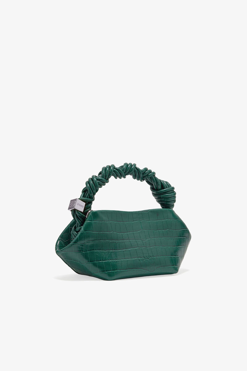 Green Croco Patent Mini Bou Bag