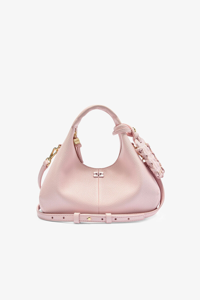 Grained Mini Hobo Bag