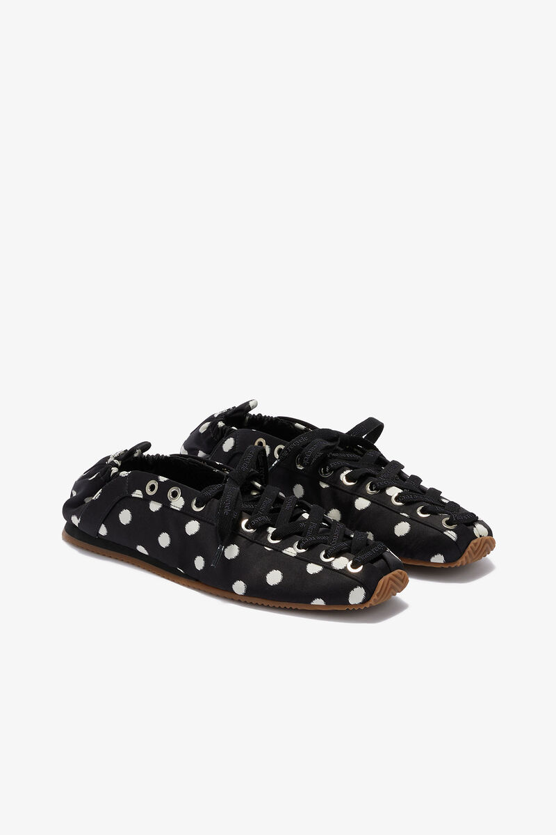 Sporty Ballerina in Black Dots